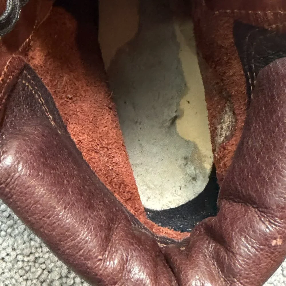 Vintage Dr. Martens Boots Rare 7 Eyelet Almond Toe - Made in England - Size UK7